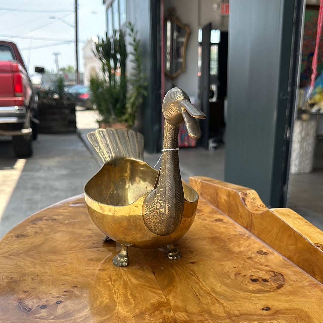 Neiman Marcus Vintage Brass Duck