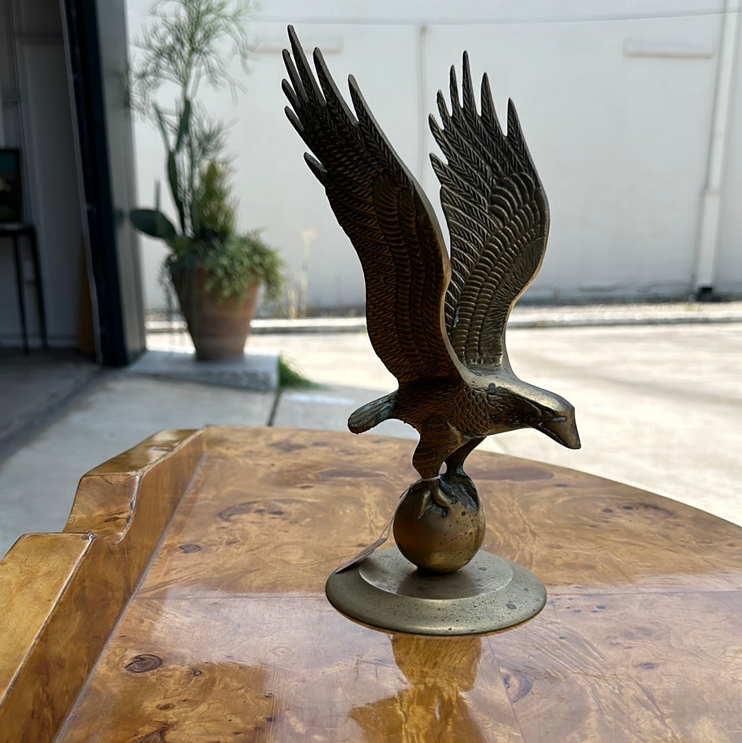 Vintage brass eagle
