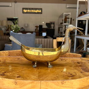 Neiman Marcus Vintage Brass Duck